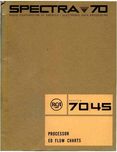 70-45-101_RCA_70_45_Processor_E0_Flow_Charts_Mar66