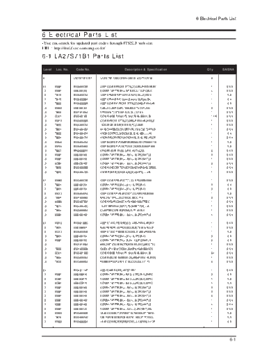 11_Electrical Part List
