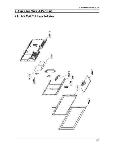 Exploded View & Part List