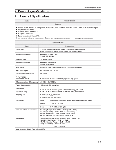 Product Specification