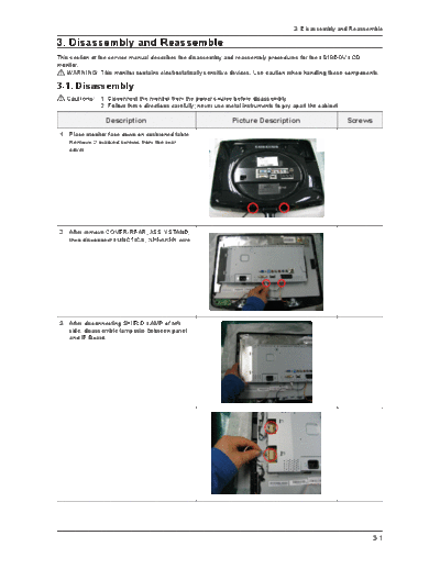 Disassembly & Reassembly