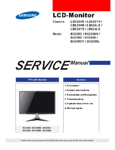 samsung_lb522hs_lb523hs_lb524ls_ys_bx2250n_bx2450n_bx2350_bx2450l