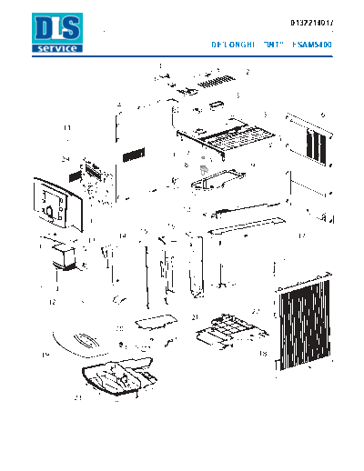 ESAM5400 DE LONGHI Service and user manuals free download search engine