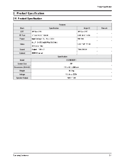 Product Specification