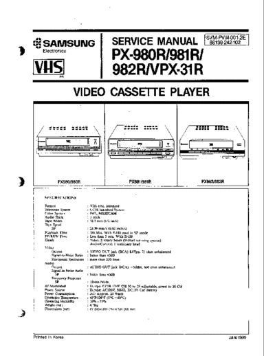 SAMSUNG_PX-980R_PX-981R_PX-982R_VPX-31R_VCR