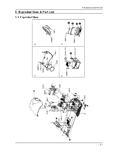 Exploded View & Part List