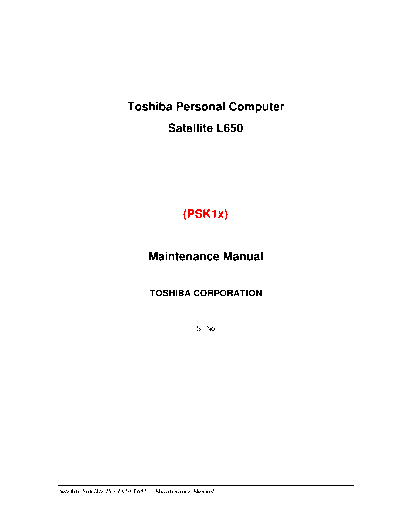 toshiba_satellite_l650_maintenance_manual