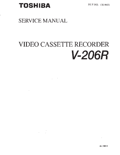 TOSHIBA_V-206R_VCR