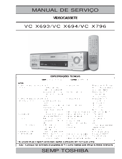 Semp+Toshiba++VCX693,+VCX694,+VCX796