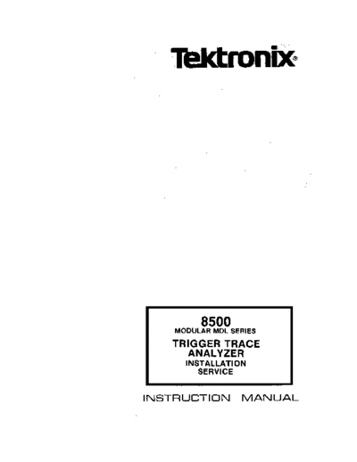 070-3761-00_8500_MDL_Series_Trigger_Trace_Svc_Jan83