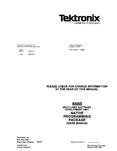070-4271-00_8560_Native_Programming_Package_Apr83