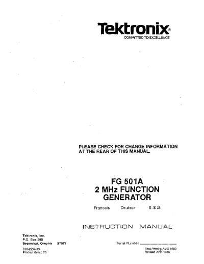tek-fg501a