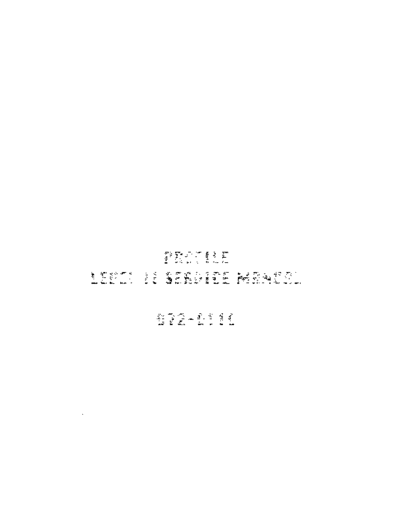 072-0116_Profile_Level_II_Service_Manual_Oct84