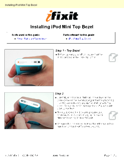 Installing-Top-Bezel-407
