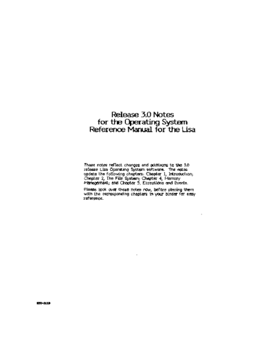 Release_3.0_Notes_for_the_Operating_System_Reference_Manual_for_the_Lisa