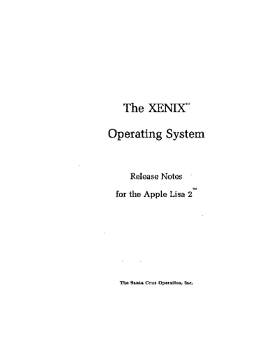 XENIX_Lisa_2_Release_Notes_May84