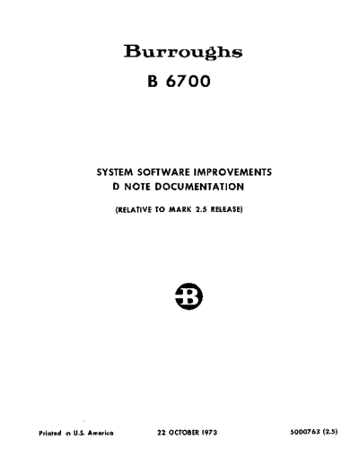 5000763_B6700_Software_Notes_2.5_Oct73