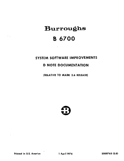 5000763_B6700_Software_Notes_2.6_Apr74