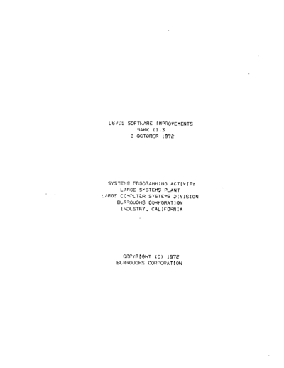 B6700_SoftwareNotes_II.3_Oct72