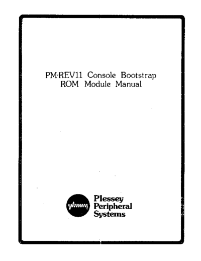 PM-REV11_Console_Bootstrap_ROM_Module_Sep78