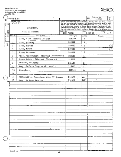 216362B_Alto_II_Assembly_Alto_II_System
