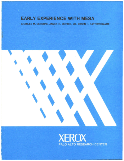 CSL-76-6_Early_Experience_With_Mesa