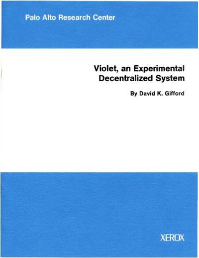 CSL-79-12_Violet_an_Experimental_Decentralized_System