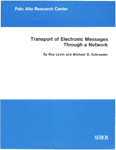 CSL-79-4_Transport_of_Electronic_Messages_Through_a_Network