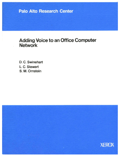 CSL-83-8_Adding_Voice_to_an_Office_Computer_Network