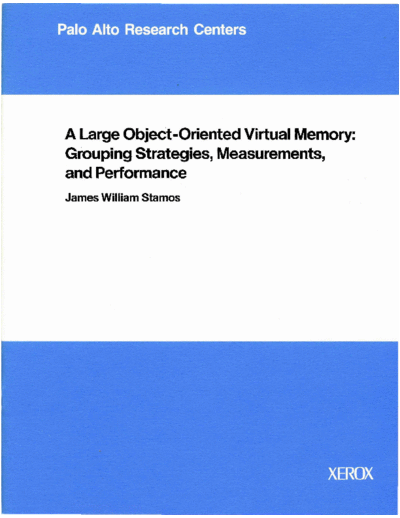 SCG-82-2_A_Large_Object-Oriented_Virtual_Memory