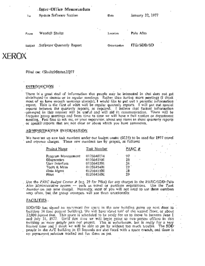 19770122_Software_Quarterly_Report