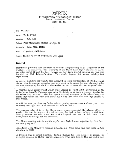 19770418_Pilot-Mesa_Status_Report_for_Apr_77