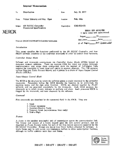 19770728_D0_RS232C_Controller_Functional_Specifications