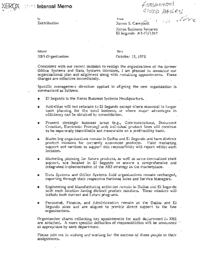 19781013_XBS_Organization