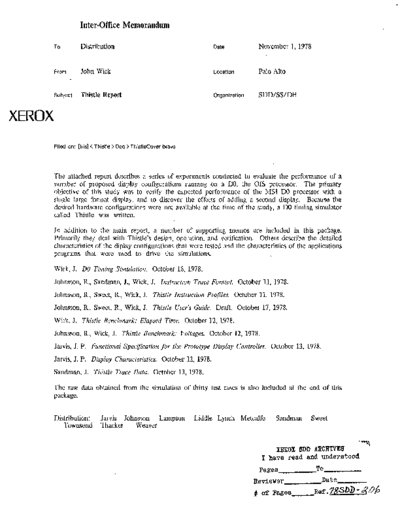 19781101_Thistle_Report