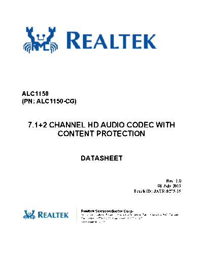 ALC1150-CG_DataSheet_1.0