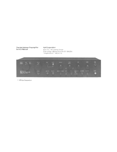 Apt_Holman_Pre_amplifier_service_manual