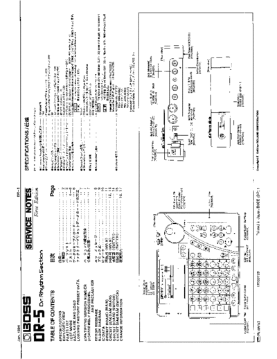 BOSS_DR-5_SERVICE_NOTES
