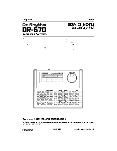 DR-670_SERVICE_NOTES