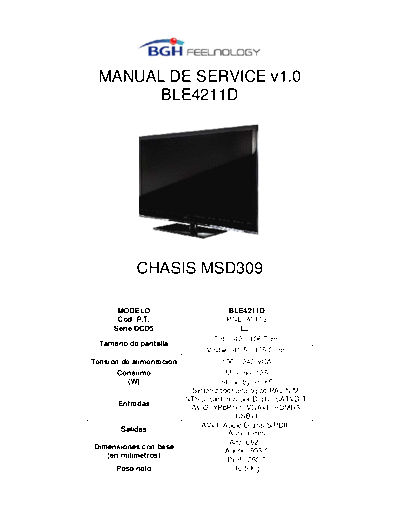 BGH_BLE4211D_Chassis_MSD309_Ver.1.0