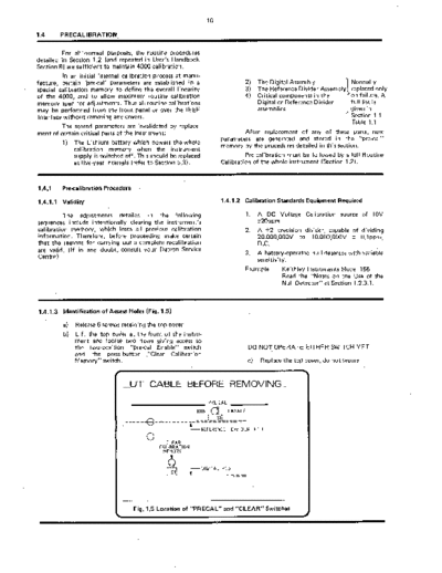 Datron 4000A PreCal Adjust