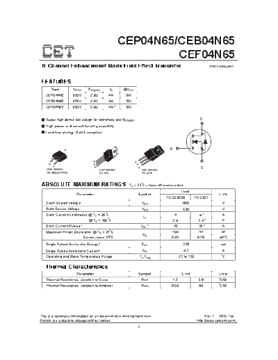 cep04n65_ceb04n65_cef04n65