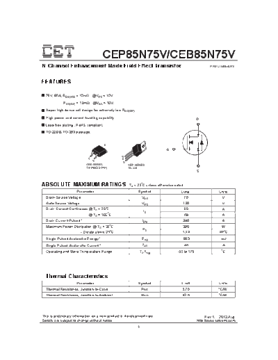 cep85n75v_ceb85n75v