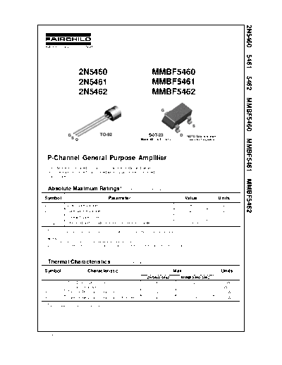 2n5460_2n5461_2n5462_mmbf5460_mmbf5461_mmbf5462
