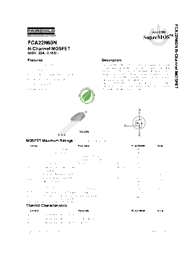 fca22n60n