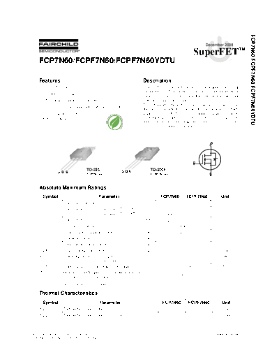 fcp7n60_fcpf7n60_fcpf7n60ydtu