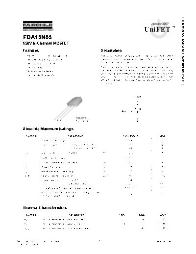 fda15n65