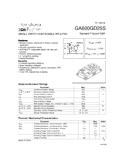 ga600gd25s