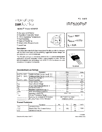 irf520pbf