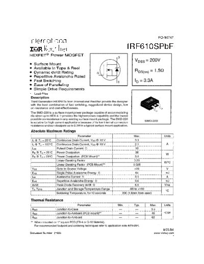 irf610spbf